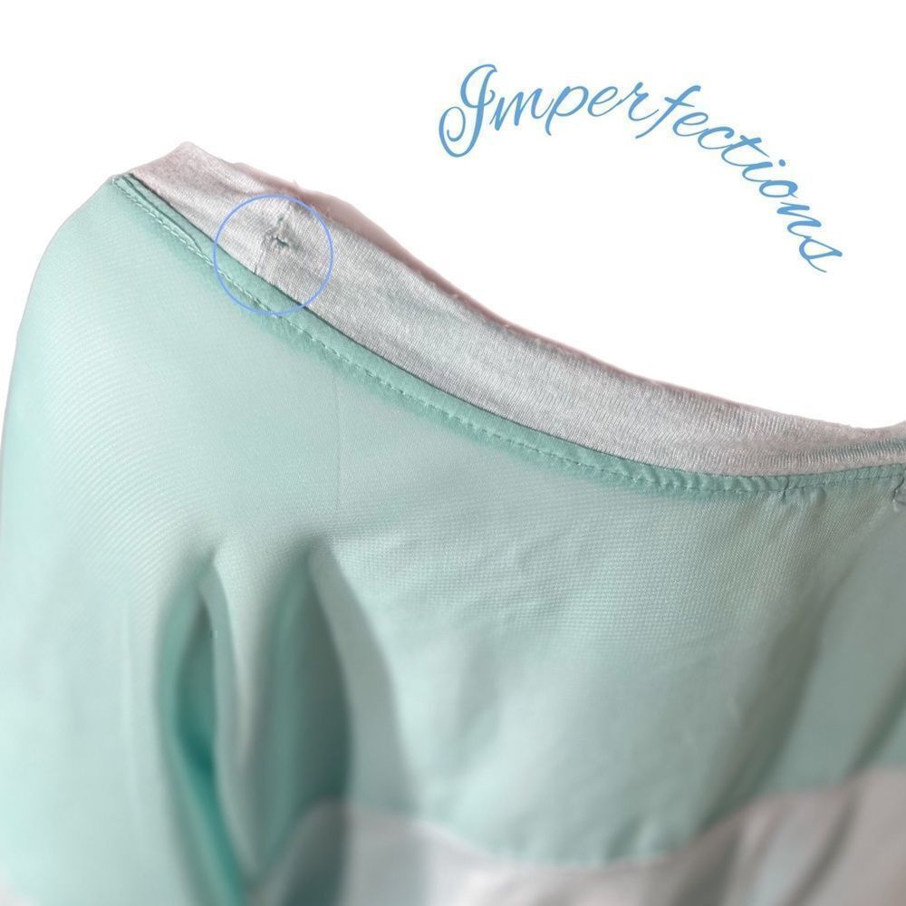 Mesh Panel Flowy Mint Top - Picture 5 of 7